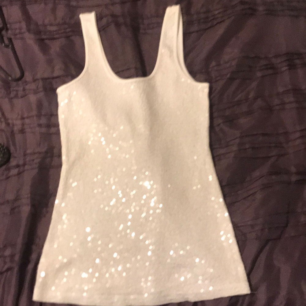 Express sparkly tank top